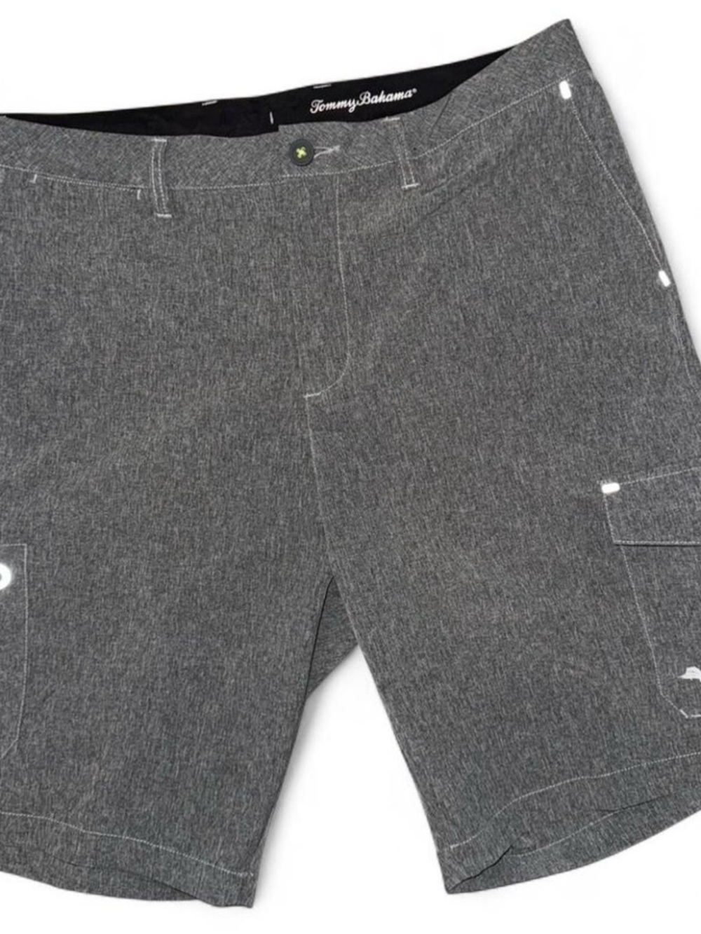 Tommy Bahama Men's Grey Cargo Swim Shorts